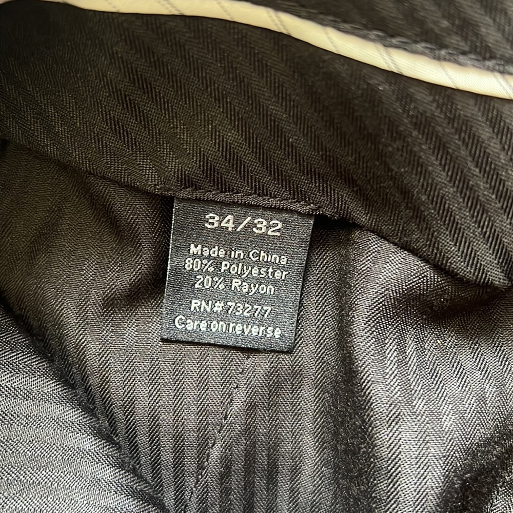 ✨NWT Apt.9 men dress pants Gray slim fit Size 34/32 - Picture 6 of 8
